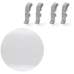 Verbinder für Sockelleiste Nature weiß, PVC Länge 0,5 cm, Kantenhöhe 56 mm, NATNGTF00
