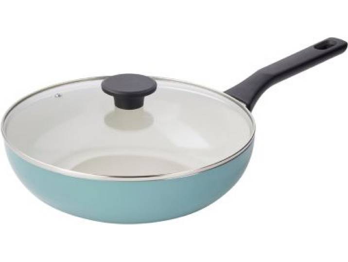 Essentielb - Sauteuse 28cm Avec Couvercle Vert