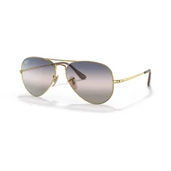 Ray-Ban 0RB3689 AVIATOR METAL II 001/T5 Gold Gr. 58/14 (mit Sehstärke)