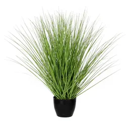 MICA DECORATIONS - Grünes Pvc-Gras mit Topf