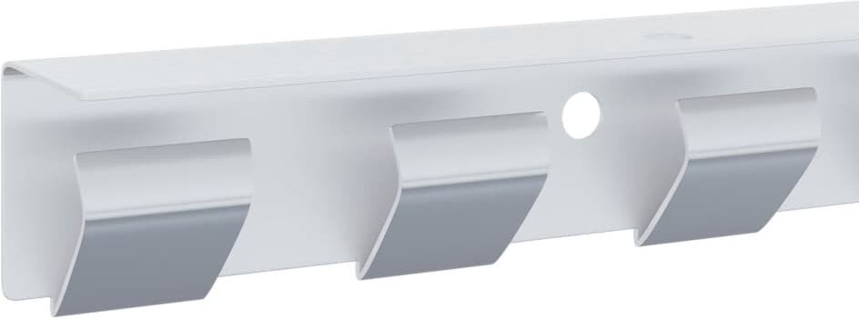 vidaXL Rail de montage argenté 1 m acier inoxydable