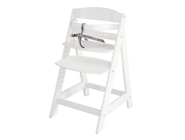 Roba Hochstuhl Sit Up III Weiß, Holzwerkstoff, 44.5x80x54 cm, Baby- und Kindermöbel, Babyzimmer, Hochstuhl