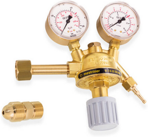 Deca 010836 Riduttore di pressione Argon-CO2, 2 manometri