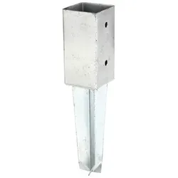 Alberts® Rundpfosten-Einschlaghülse 350mm für verschiedene Pfostenstärken 70/70 mm