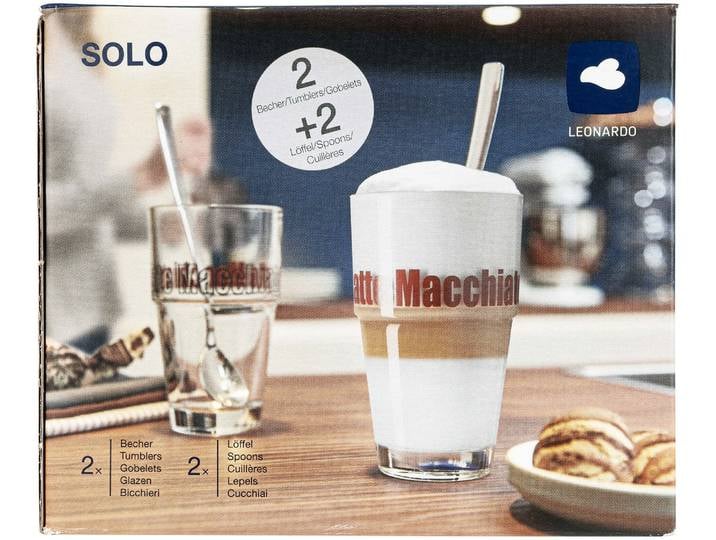 Leonardo Latte Macchiato Becher 410ml 2 Stück