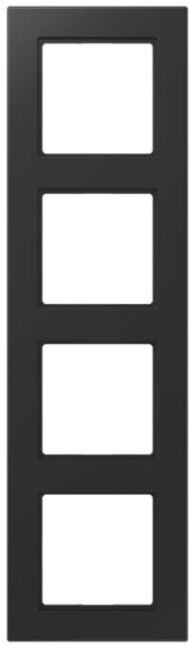 Jung Cadre A 550 A5584BFSWM 4 fois noir graphite (A5584BFSWM)