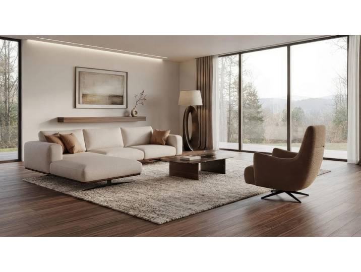JVmoebel Ecksofa Sofa Set Sessel 4 Sitzer Modern Bunt Edel Luxus Design Set, 2 Teile, Edel Luxus Design
