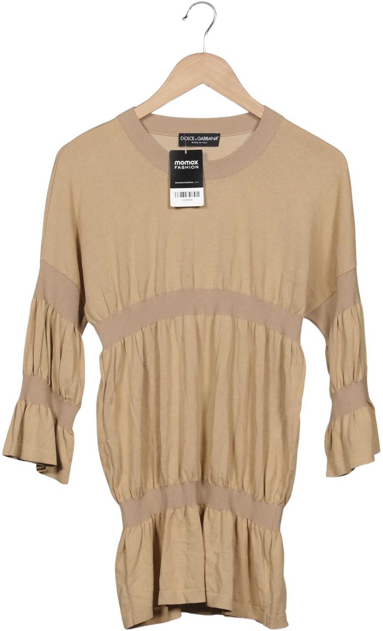 Dolce&Gabbana Damen Pullover, Beige, Gr. EU 42 (IT 48), Baumwolle - Second Hand