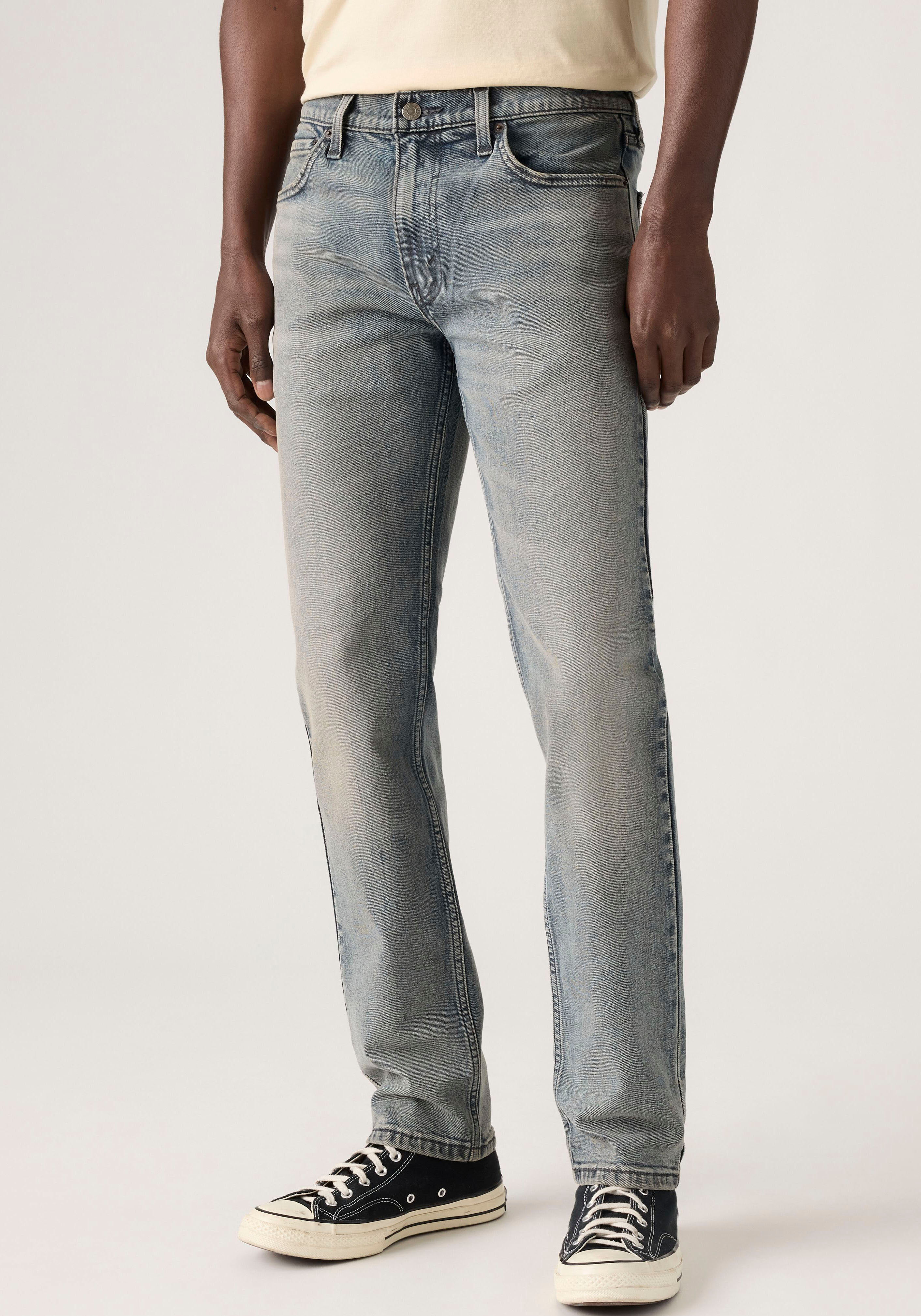 Slim-fit-Jeans LEVI'S "511 SLIM", Herren, Gr. 32, Länge 32, blau (why so salty adv), Denim/Jeans, Obermaterial: 70% Baumwolle, 28% Lyocell, 2% Elasthan, slim fit lang, Jeans Slim-fit-Jeans, mit Stretch why so salty adv 32, Länge 32