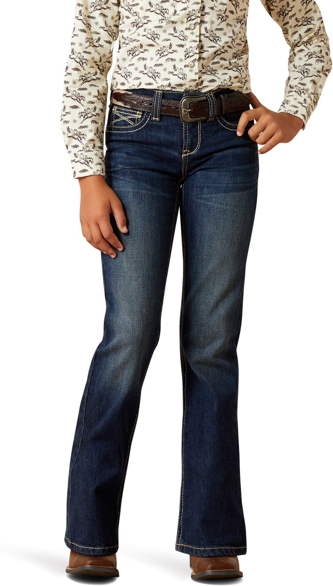 Kid's Alina Boot Cut Jeans in Naomi, Size: 7 Regular by Ariat