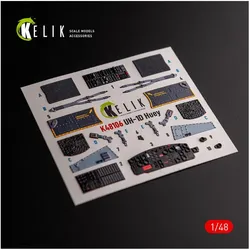 Kelik UH-1D Huey - interior 3D decals for Zimi Model/KittyHawk kit