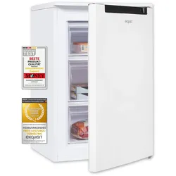 Exquisit Gefrierschrank GS81-040D weiss | Nutzinhalt: 87 L | Standgerät