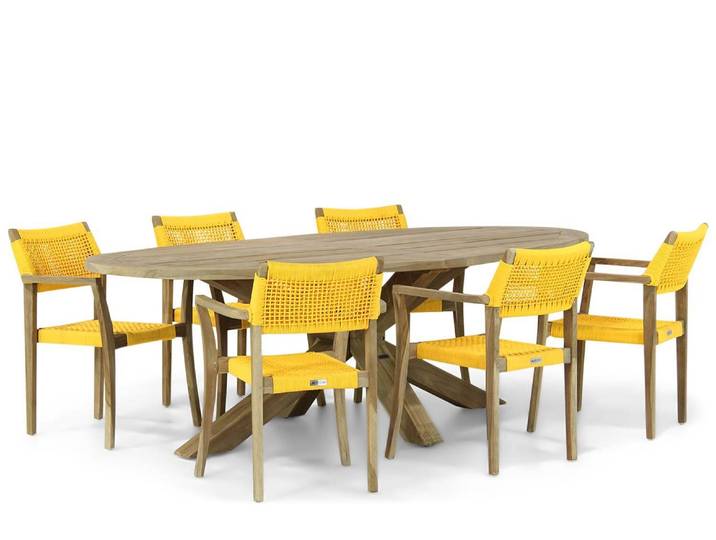 Lifestyle Garden Furniture Dallas/Boston 240 cm ovaal dining