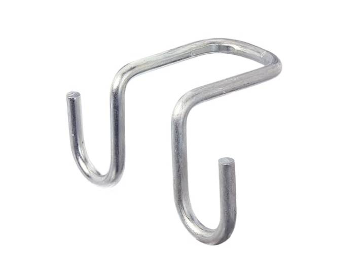Alberts 839901 ladderhaak met twee groottes sendzimir verzinkt binnenbreedte 30 mm diepte 60/82 mm Set van 10
