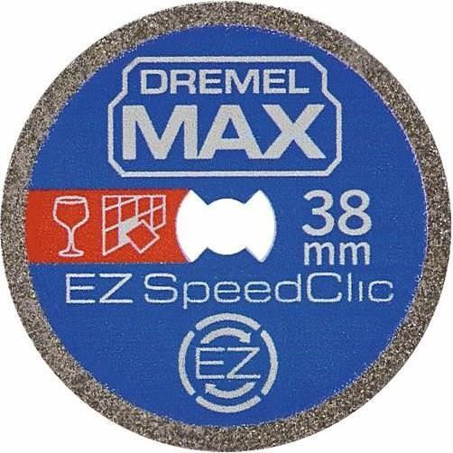 Dremel Max S545 Diamantzaagblad met EZ SpeedClic, Ø38mm, voor harde materialen