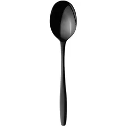 MÄSER Kaffeelöffel 12-er Set, Shiny black 18/10