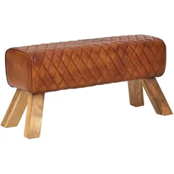 Wohnling, Sitzbank, Echtleder (89 cm)