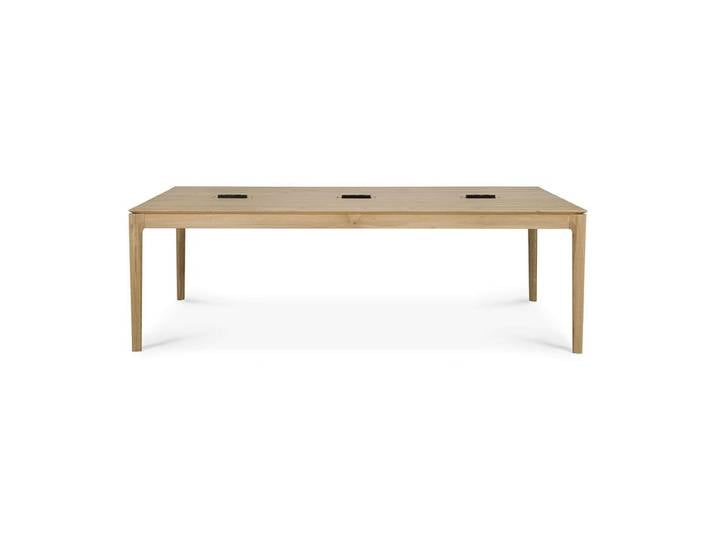 ETHNICRAFT table rectangulaire COWORKING BOK (CEE7/3 - chêne naturel)