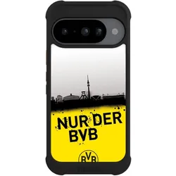 Nivocase Hülle für Google Pixel 10 Stossfeste Handyhülle NIVOmax Case Schwarz BVB Borussia Dortmund (Google Pixel 10), Smartphone Hülle, Schwarz
