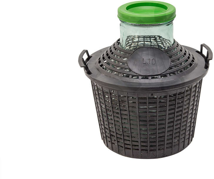 Polsinelli Damigiana 10 L bocca larga