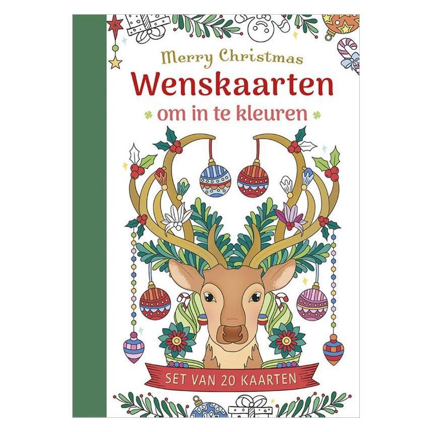 Deltas Grusskarten zum Ausmalen - Frohe Weihnachten (64654646)