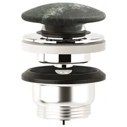 KLUDI-ROTEX Push-Open-Ablaufgarnitur Marble Verde Alpi matt 10470S4-00