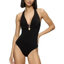 Triumph Midnight Swim OP 01 Swimsuit Schwarz E 38 Damen