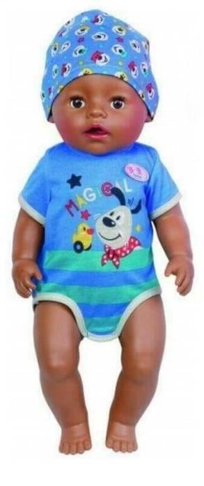 BABY born Magic pop voor jongens, 43 cm, met beweegbare ogen en accessoires