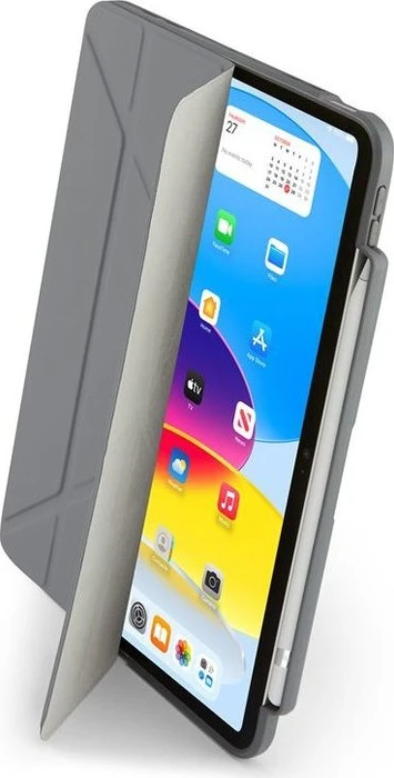 Pipetto Origami No3 Pencil Case Grey iPad (A16) / iPad (2022)