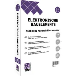 Tru Components Chip-Kondensatoren Album 15- Serie 0805, 50V, Â±5%, 1000 tlg, Kondensator