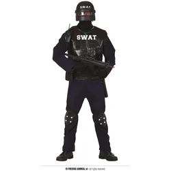 Fiestas Guirca Guirca SWAT Einheit Kostüm für Herren GröÃÅ ̧e M-L - Fasching Karneval, GröÃÅ ̧e:M (L, M)