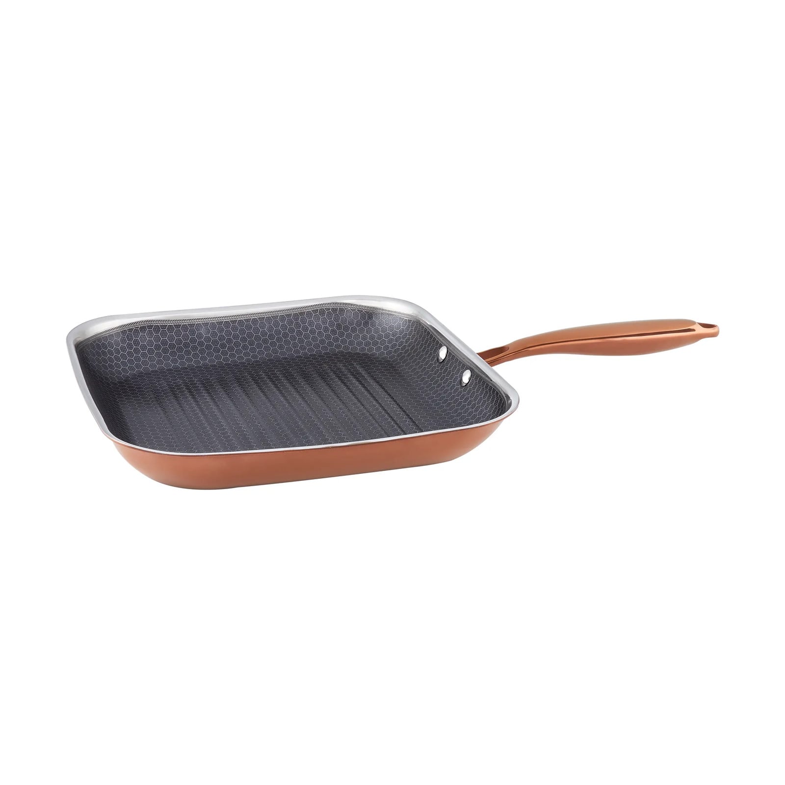 Hâws Santo grillpan met hybrid coating, 28 cm, Rose Gold