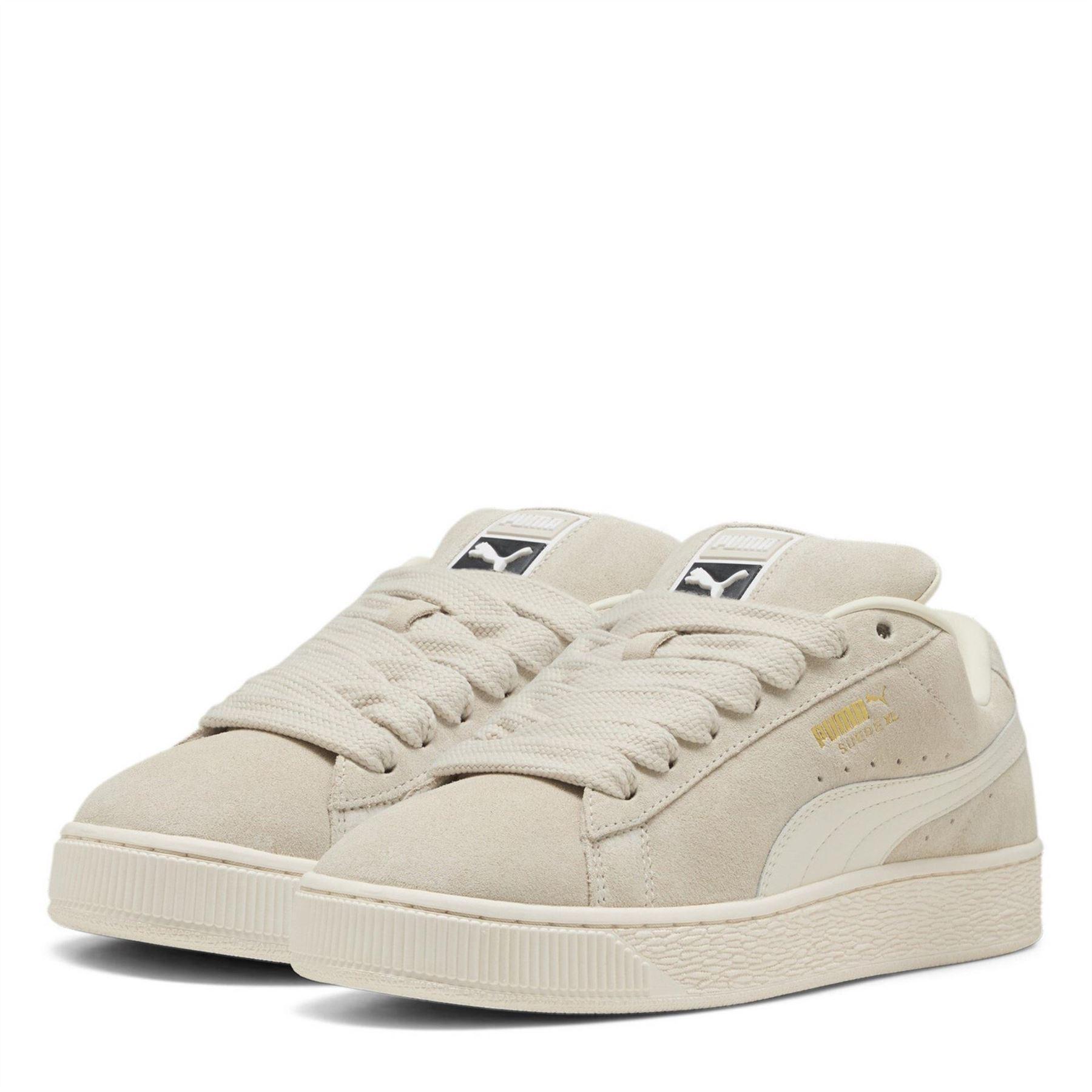 Puma - "XL Leo" Leo-Muster Sneaker für Damen, Wildleder (Alpen Weiß)