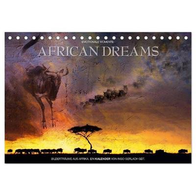 Emotionale Momente: African Dreams (Tischkalender 2027 DIN A5 quer), CALVENDO Monatskalender