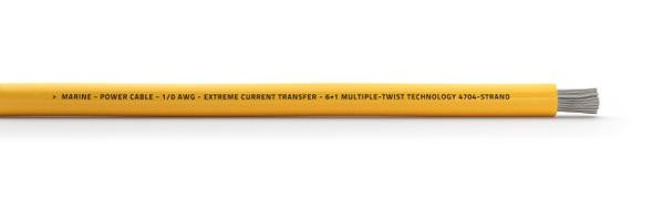 Hertz Marine CONNECTION MPC YE 4.0 gele stroomkabel