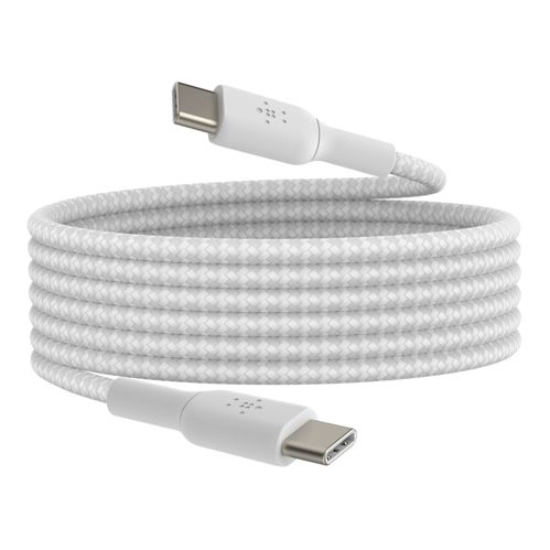 Belkin BOOST CHARGE geflocht.Kab USB-C/USB-C 2m weiß CAB004bt2MWH