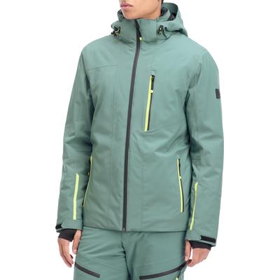Outdoorjacke MCKINLEY "Jacke Dean II M", Herren, Gr. L, grün (blau smoke), Obermaterial: 100% Polyester, Jacken Outdoorjacke, wasserdicht, winddicht, atmungsaktiv