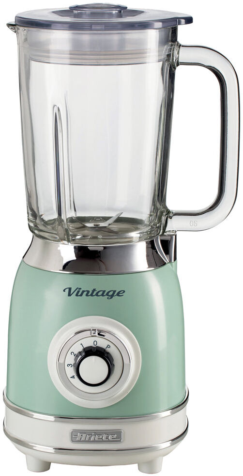 Ariete 1000W Vintage Glass Jug Blender Cream Green 1500ml