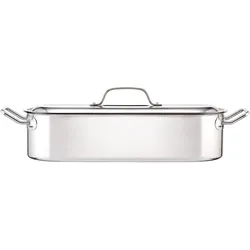 Kitchen Craft Fisch-Dünster, Pfanne + Kochtopf, Silber