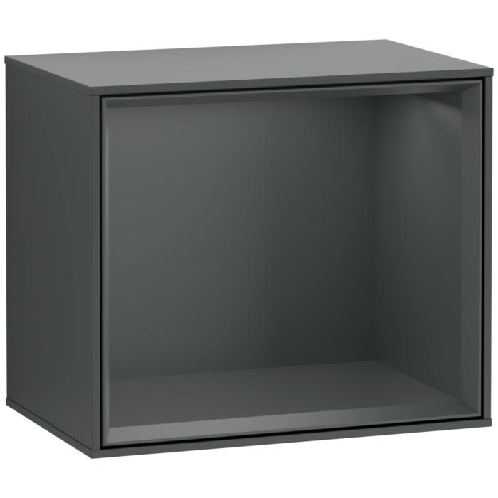 Villeroy und Boch Finion Regalmodul F580HGHG 41,8x35,6x27cm, Regal Midnight Blue, Midnight Blue Matt Lacquer