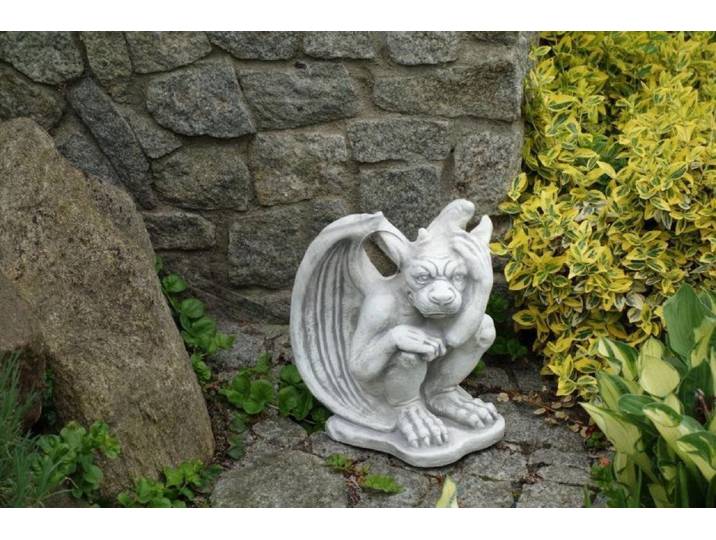 JVmoebel Skulptur Drachen-Troll aus wetterfestem Polyresin für den Garten, Made in Europa