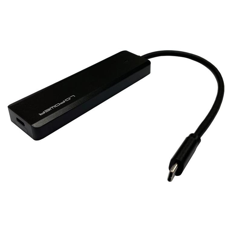 LC-Power LC-HUB-U3-4-C 2xUSBA 1XUSB-C Black retail (USB-C, 5 Ports) (LC-HUB-U3-4-C)