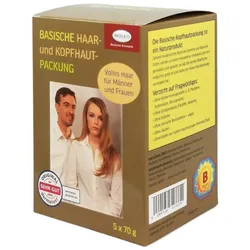 Basische Haar- und Kopfhaut-Packung (5 x 70 g) - Bioleo