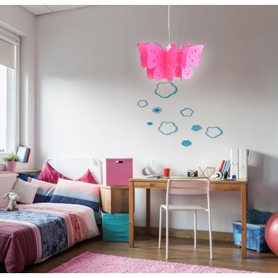 NÄVE Pendelleuchte "Kizi", pink, 1, Ø 46cm H: 100cm, 1 Stk., Leuchten, Hängeleuchte, pink, Pendelleuchte
