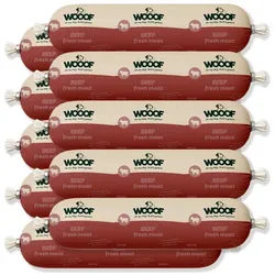 Rinderwurst Frisch | 9 kg | Getreidefreie Hundewurst | natürlich, ohne Aromen, Duft- und Farbstoffe