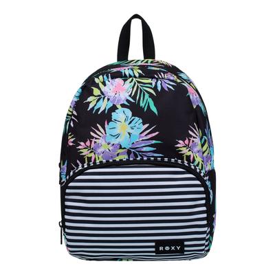 Tagesrucksack ROXY "Always Core Printed", Damen, bunt (anthrazit aquarella active rg), Polyester, Rucksäcke
