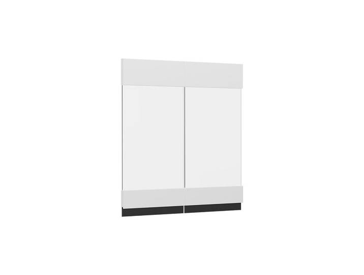 Vicco Küchenfront R-Line Weiß 59.2 x 59 cm Möbelfront für den Hängeglasschrank, Holzwerkstoff, Rechteckig, 59.2x59x1.6 cm, Küchen, Küchenmöbel, Küchenschränke, Küchenoberschränke