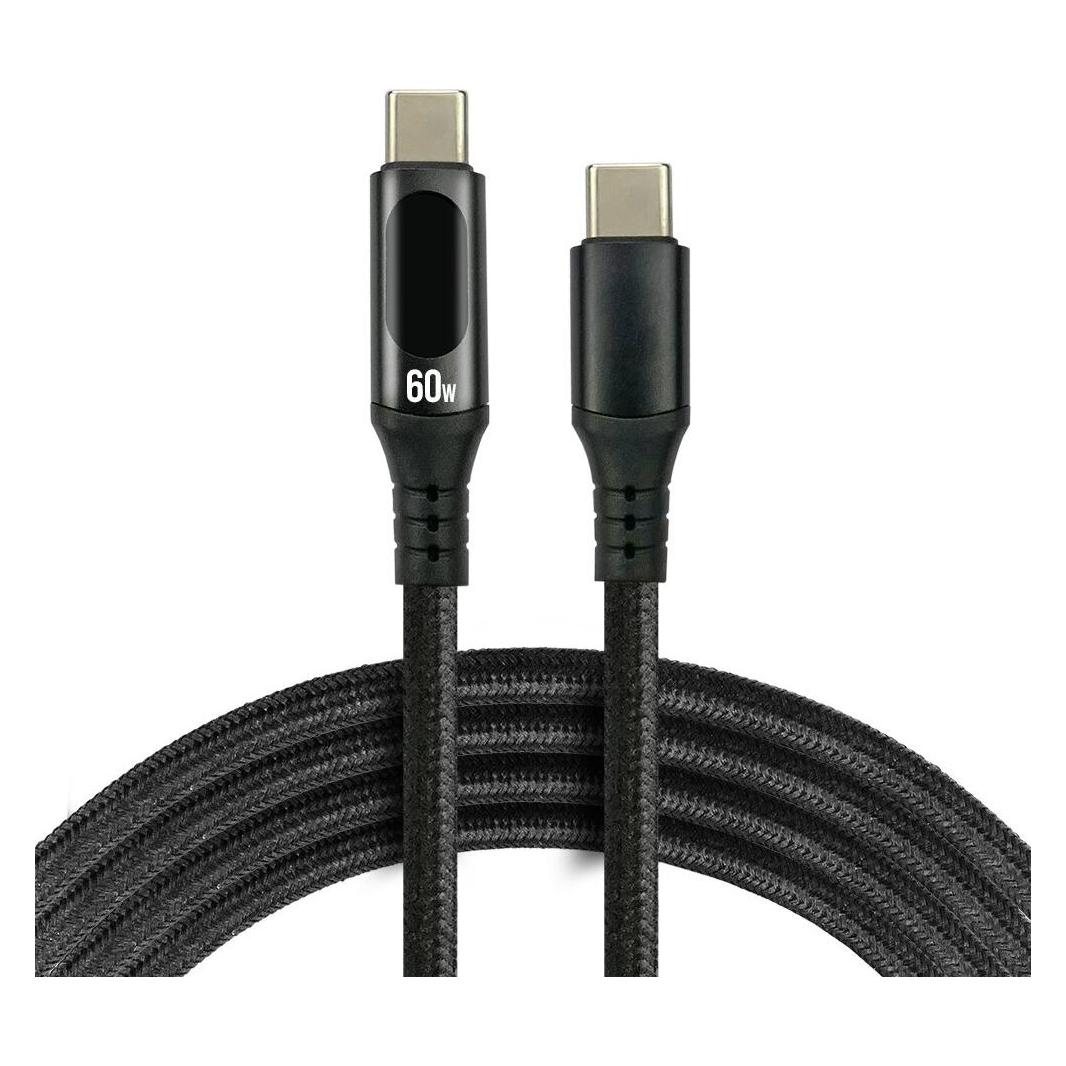 Acefast USB-C-PD-Kabel 60W 1,0m everActive CBB-1PDL (1 m, 60 W) (HGP101053)