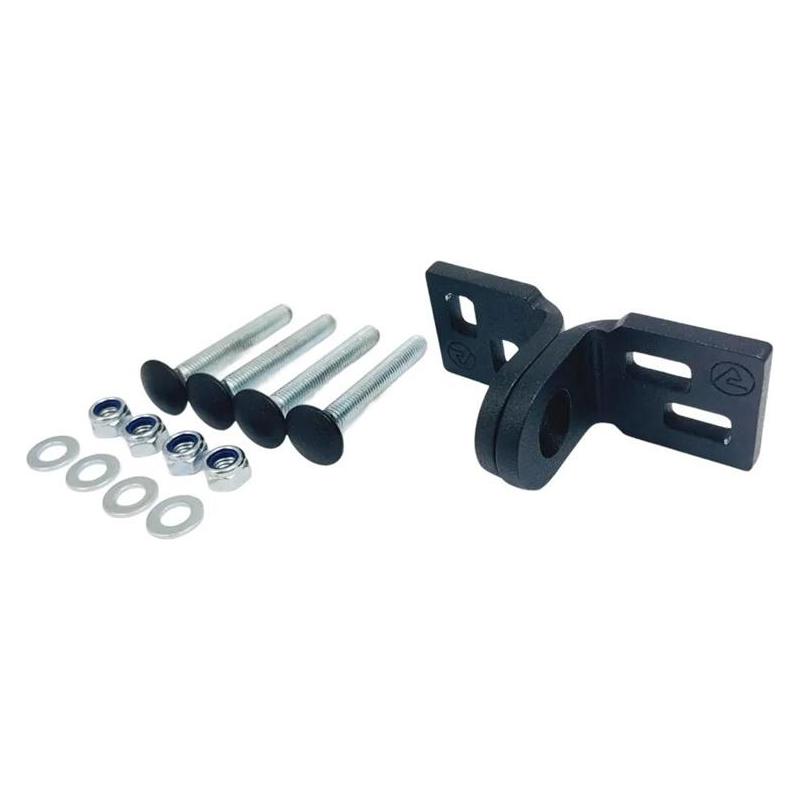Aspect Loops for lock No1, black, 83x45 mm, 2 pcs. (67990201)