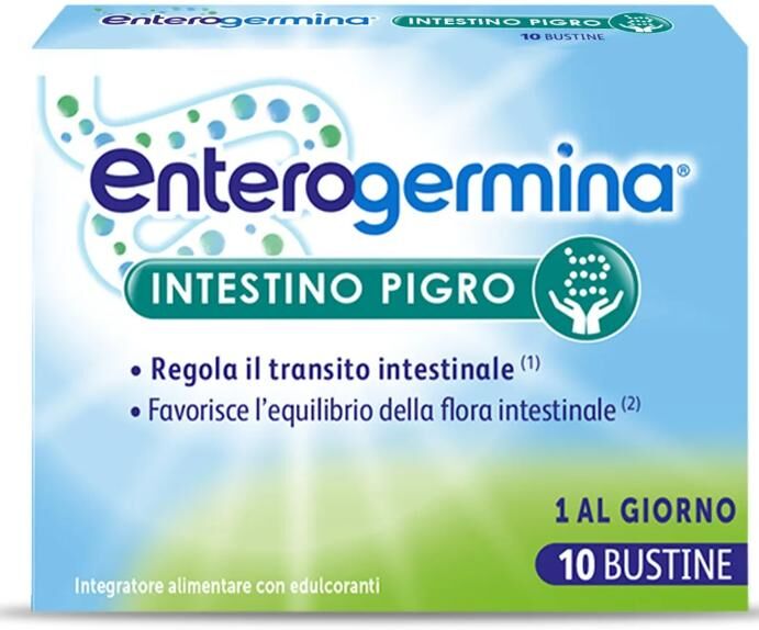 Enterogermina Intestino Pigro 10 Bustine Integratore Regolarità Intestinale